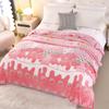 Pink Strawberry and Rabbit Blanket Gifts for Girls Women Living Room Sofa Couch Decor Soft Lightweight Warm Cozy Throw Blankets