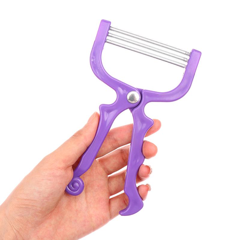 Epilator för kvinnor Mini ansiktshårborttagare Säker handhållen Fjädergängning Ansiktsfjäderborttagare