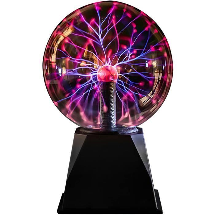 Lampe à plasma - Riserva - 6 pouces - Rouge - Sensible au son - Effet lumineux magique