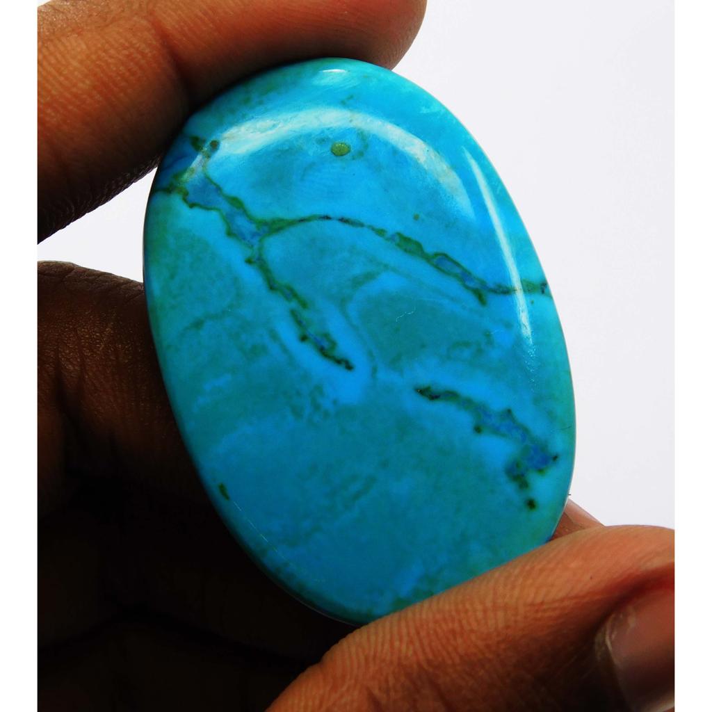 72.63 Ct Natural Turquoise Blue Oval Cut Certified Pendant Size Loose Gemstones