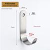 Jinrui Stainless Steel Black Bathroom Hook for Coats and Hats