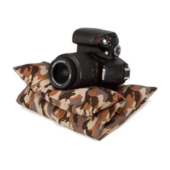 HAKUBA Camera Long Camouflage Cushion, Medium, Gray, KZB-LM-CMG