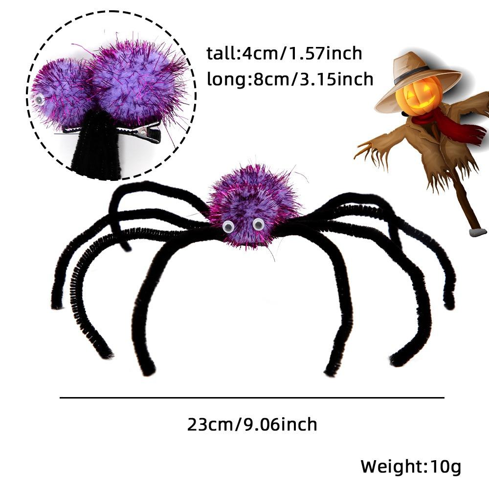 Spider Halloween Black Spider Hairpin Long Leg Halloween Headdress Hair  Cosplay Supply