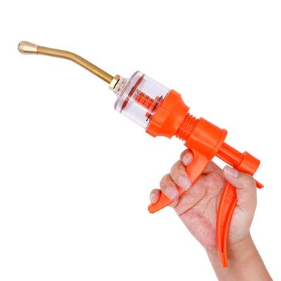 50ml Pistolet do karmienia leków weterynaryjnych dla zwierząt Strzykawka automatyczna Podajnik Anty-Świnia Bydło Koń Owca Nalewanie leku