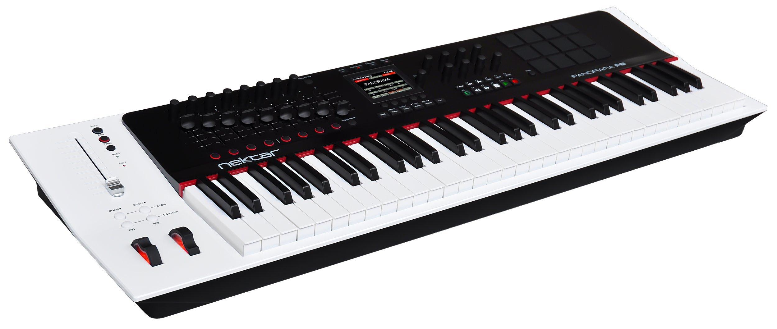 

Nektar Technology PANORAMA P6 DAW-підключений MIDI-контролер клавіатури з кодувальником/фейдером/транспортною кнопкою/падом []