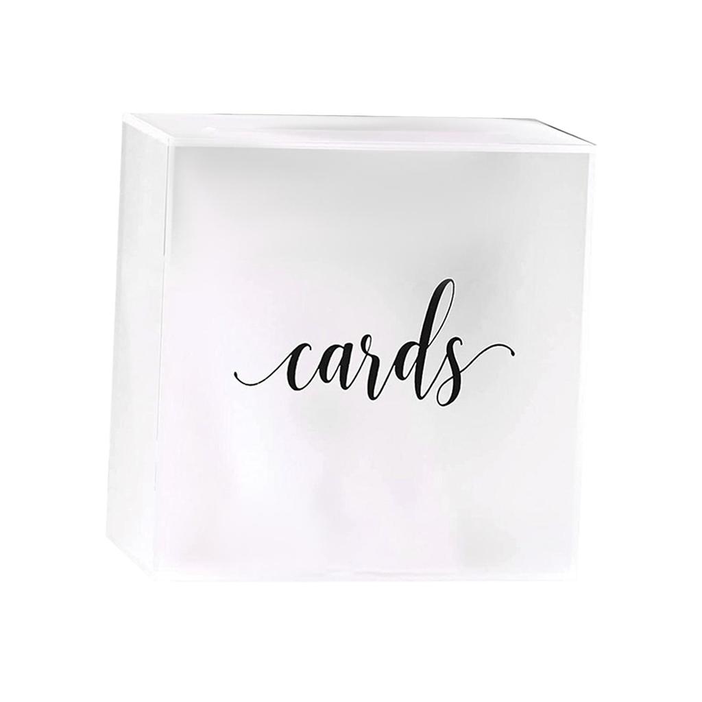 Hochzeits-Geldbox aus Acryl, Box Groß Dekorationen Acrylhochzeit, für Baby