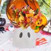 Wiadro z żywicy Ghost Planter Pot Candy Bowl Halloween Flower Wazon Paproć Stojak ekspozycyjny do dekoracji wnętrz i ogrodu