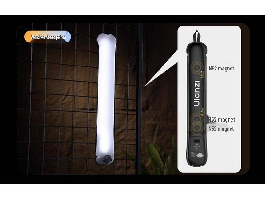 Ulanzi UA12 Aufblasbare Luftkammerleuchte: 12W/20W Tragbarer Handheld-Füllstick