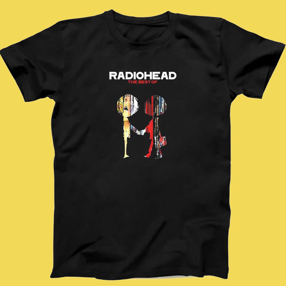 Radiohead The Best Of T-Shirt Alternative Rock Band Graphic Tee XXXXL