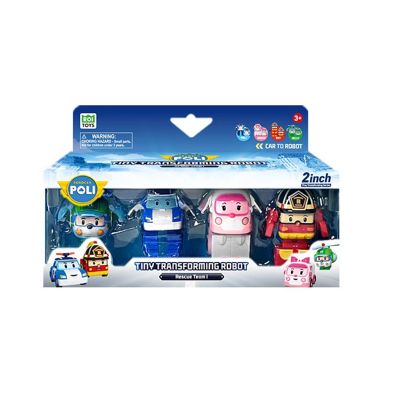 Tiny Transforming Broomstown Rescue Set(Poli/Roy/Amber/Helly)