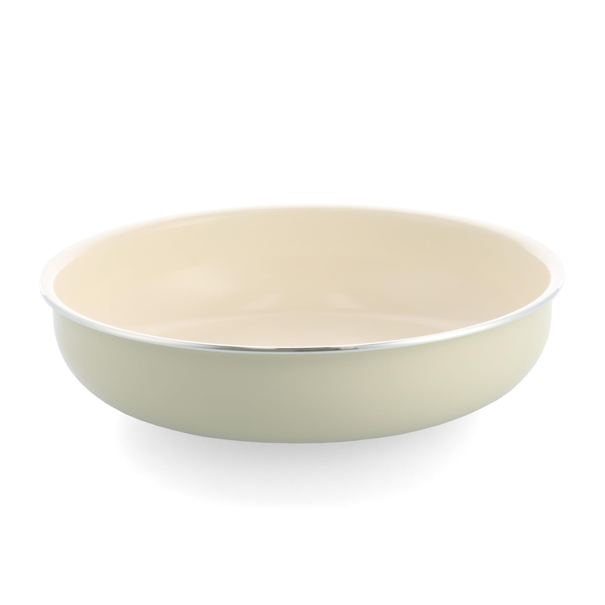 

GREENPAN Сковорода 26 см, единичный предмет, съемная ручка, можно мыть в посудомоечной машине, не содержит вредных веществ, не содержит ПФАС, керамическое покрытие, легко моется, кремово-белый, индукция,