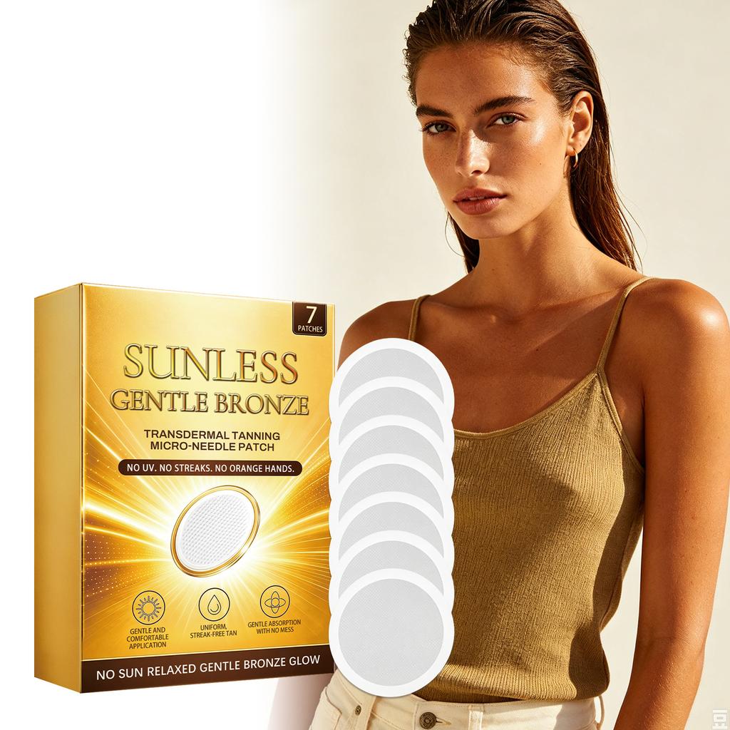 Summer Outdoor Self Tanning Patches Breathable Lightweight Tanning Stickers Natural Bronze Skin Tan Patches Less