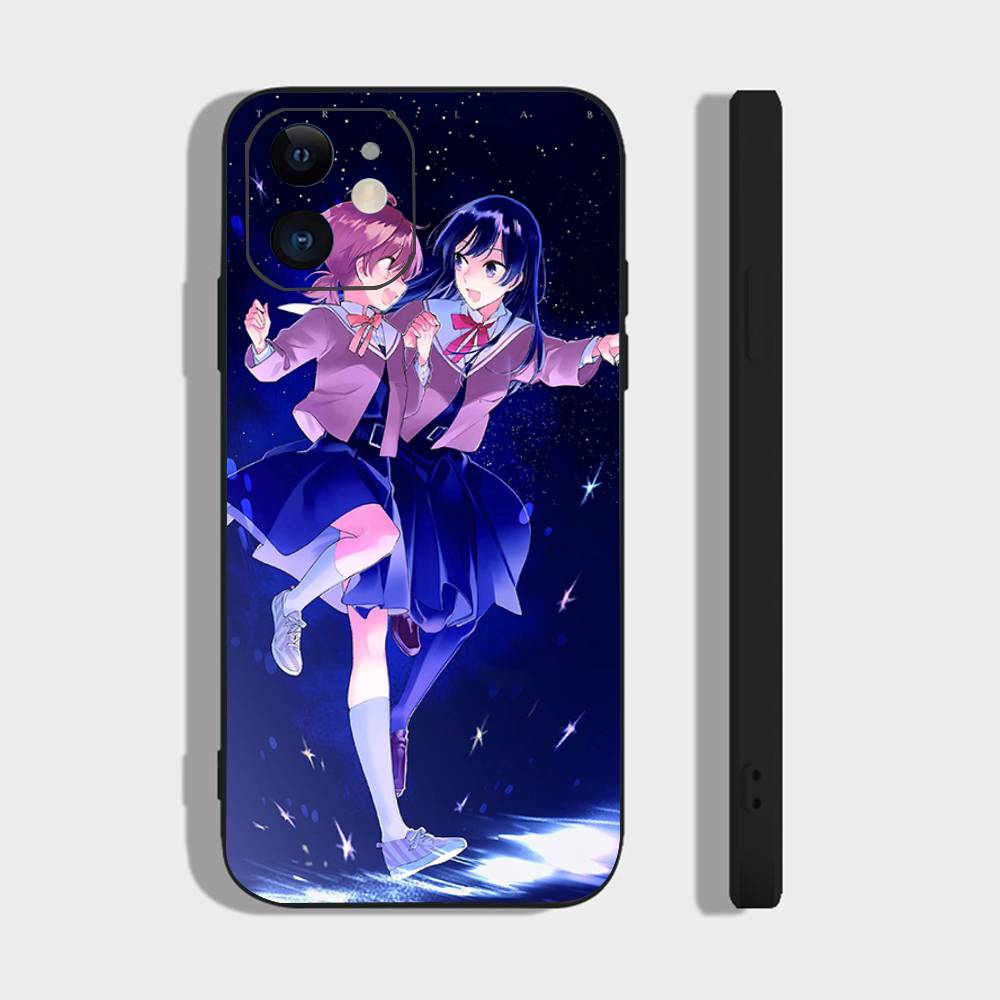 Bloom Into You Bilibili Animation Phone Case For IPhone 17 Air 16 15 14 13 Pro Max 11 12 Black Silicone Cover