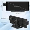 3-lens Dashcam, 10.26" HD Wireless CarPlay Car Navigation GPS.
