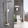 Bathroom High Pressure Rain Shower System 12" Large Shower Head Rainfall Mixer Stainless Steel Shower Set