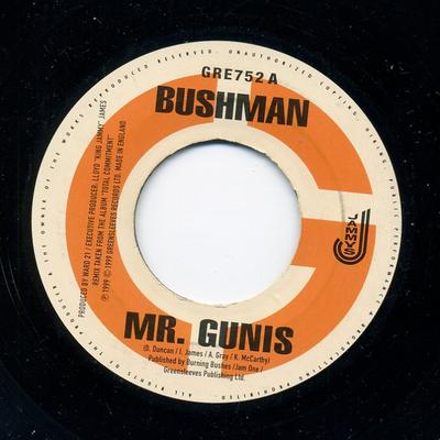7inch Record BUSHMAN / BLACK UHURU - Mr. Gunis / It A Go Red GRE752 Greensleeves Re 1999 UK Reggae, Ska & Dub Used