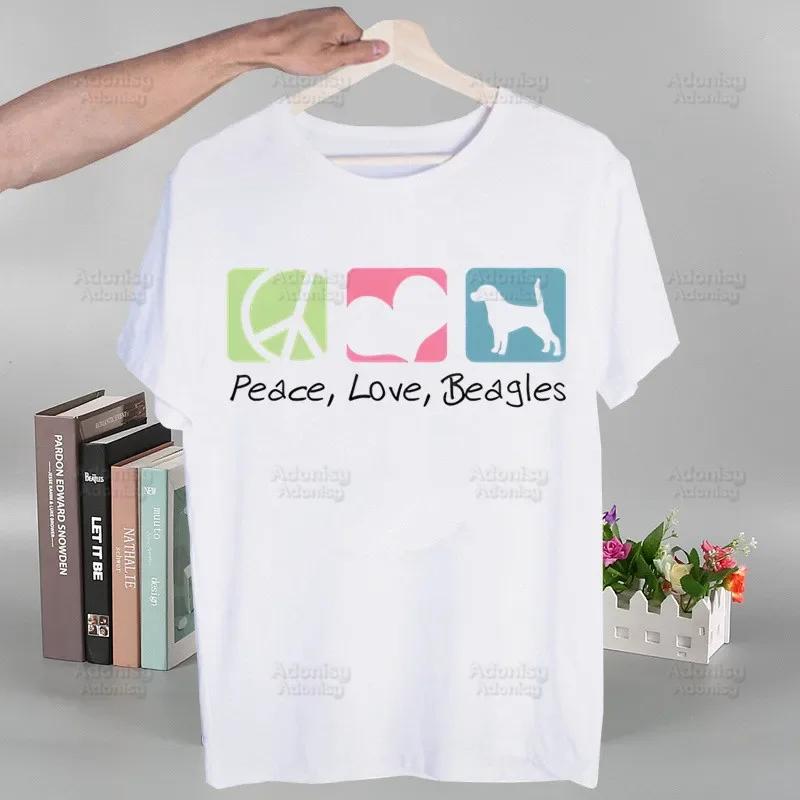 

Beagle Cartoon Unisex s T-shirts Funny Hip Hop Summer Wo Unisex Unisex Bagel Dog Cute Tshirts Ulzzang Harajuku T-Shirt Shirt Shirt S