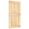 VidaXL Sliding Door and Hardware Kit 100x210 Cm Solid Pine 3332723