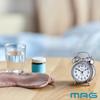 MAG Alarm Table Twin Continuous Second Bell Bells Mini Noah Precision Clock, Clock, Small, Cute, Bell, Analog, Quiet, Hand, Sound, Alarm, Snooze,