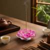 Flower Design Incense Burner Ceramic Lotus Aromatherapy Stand Incense Stick Holder  Home Decor