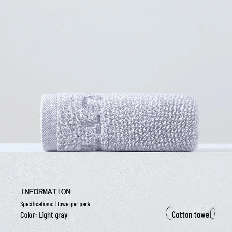 Toalla 7a de Algodón Puro Antibacteriano: Clase A, Engrosada, Muy Absorbente, No Suelta Pelusa, Adecuada para Lavar la Cara y Bañarse, Unisex.