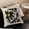 Abstract Flowers Matisse Personalized Pillow Cover Kids Bedroom Wild Party Decor Pillowcase Kid Birthday Shower Gift