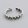 925 Sterling Silver Rings for Women Men Couple Minimalist Handmade Simple Chain Ring Party Jewelry Gift Prevent Allergy