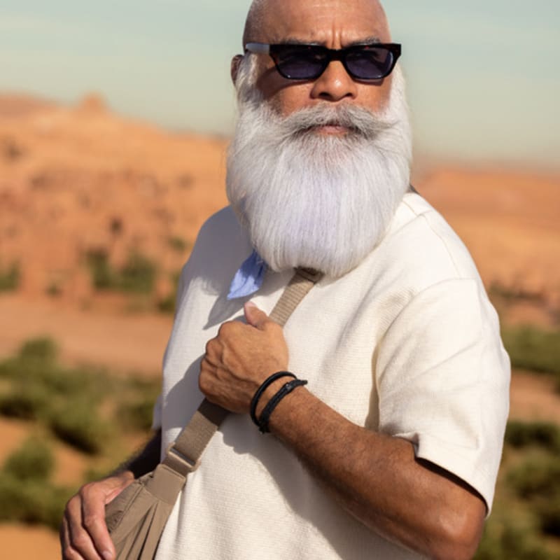 PIG & HEN Double Little Louis Bracelet - Black X Black