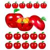 5Pcs Apple Container Christmas Party Supplies Apple Gift Storage Candy Box Snow White Party Apple Gift Wedding Decoration