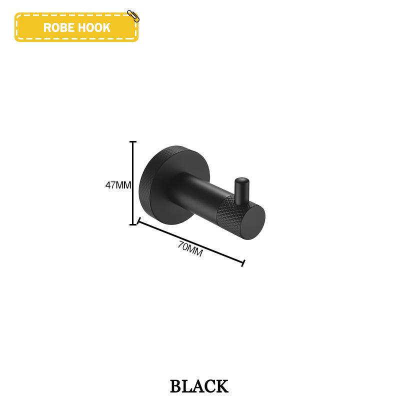 

Хромированная вешалка для полотенец из нержавеющей стали, держатель для бумажных полотенец, крючок для одежды, ершик для унитаза, настенное крепление для спальни, аксессуары для ванной комнаты