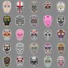 100pcs Trendy Skull Graffiti Stickers for Suitcase, Notebook, Car Decoration