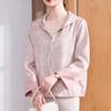 XUEXI Women's Mid-Length Hooded Printed Windbreaker