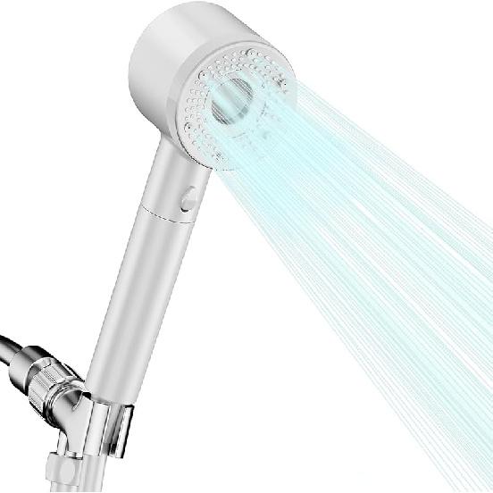 High Pressure Shower Head, Filtered Shower Head with Handheld, Multiple Spray Modes with Pause Switch Water Saving Filter Showerhead,Showerhead Set,