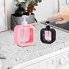 500ML Soap Dispenser Leak-Proof Transparent Large Capacity Travel Dispenser Bottle for Bathroom