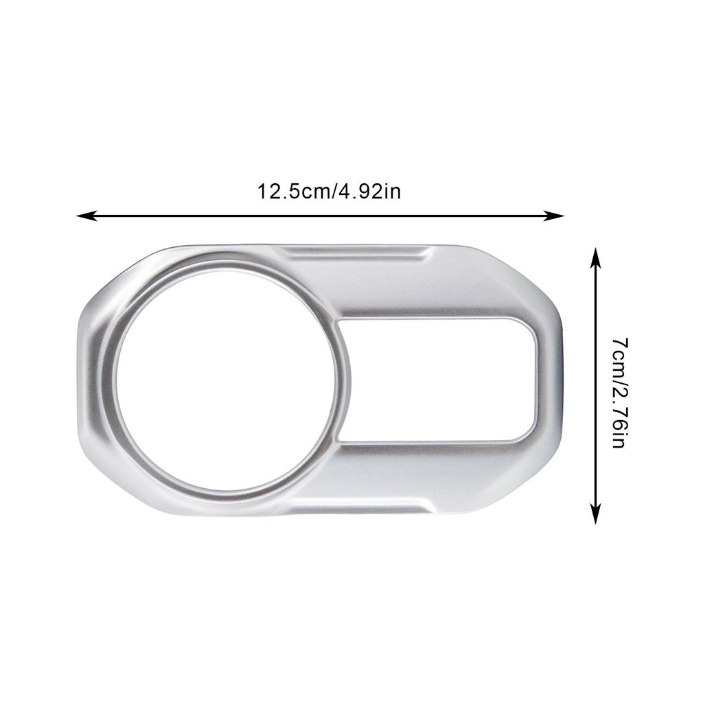 Headlight Lamp Switch Button Cover for Wrangler JL 2018-2025 Decoration White Cover Trim for Headlight Lamp Interior Accessories