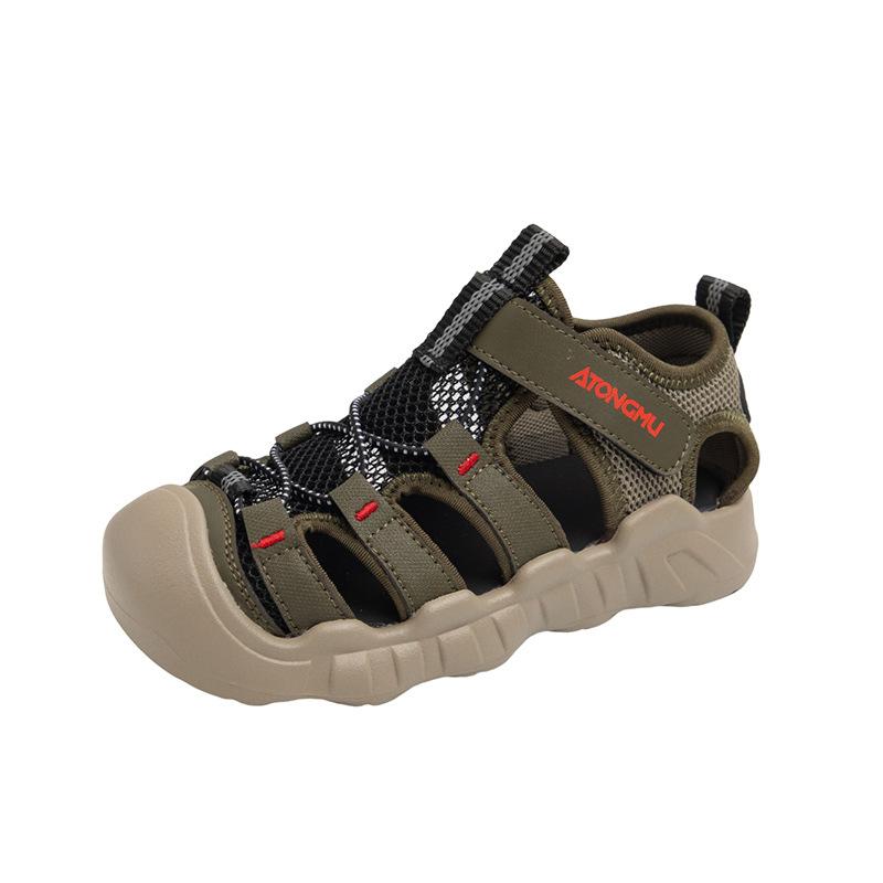 Boys Hollow Splicing Breathable Wear-resistant Summer Outdoor Children Wading Sports Hiking Shoes Bag Head Beach Shoes