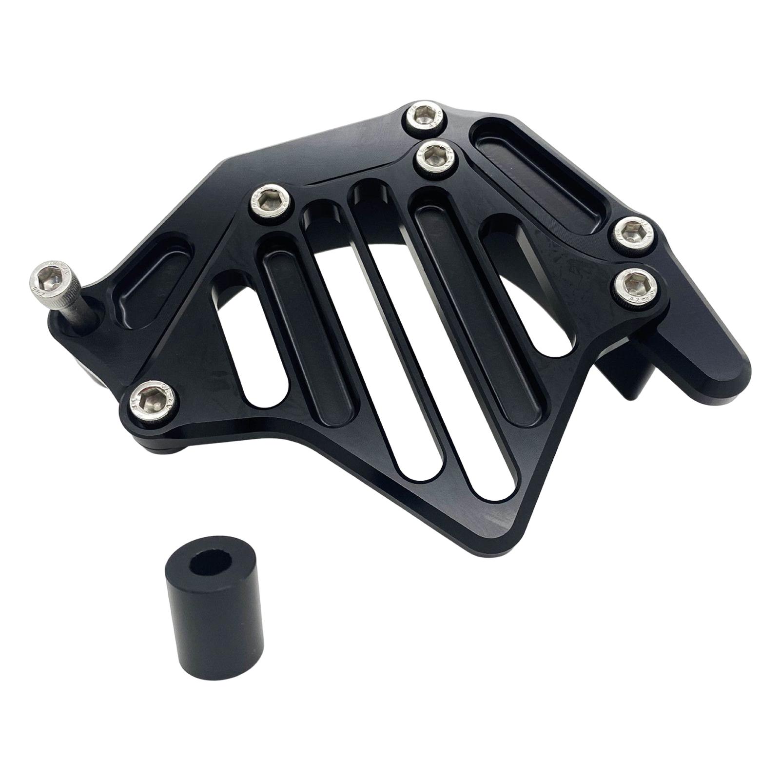 Sprocket Chain Guard Cover Aluminum Alloy Crash Protector for Kawasaki серебряный