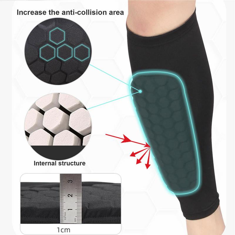Soccer Shin Guards Breathable Martial Art Shin Guards Soccer Shin Pads Moisture-Wicking Shin Protector Anti-crash Leg Protection