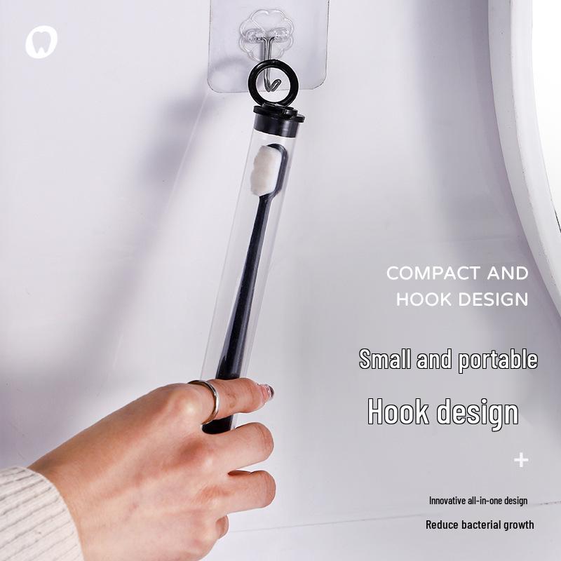 Ultra-Nano Soft Bristle Bamboo Charcoal Toothbrush with 10,000 Ultra-Fine Bristles and Gum Protection Tube