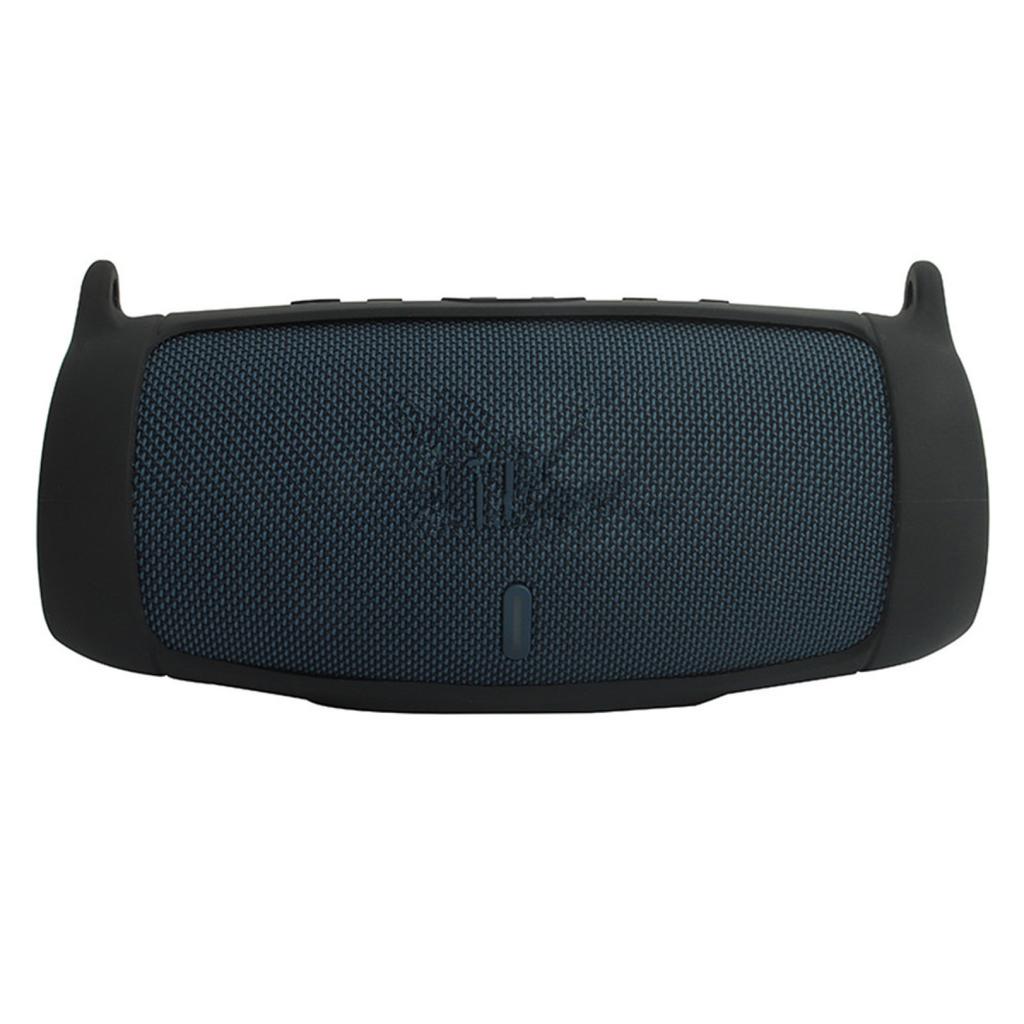 Newest Silicone Case Cover Skin With Strap Carabiner for JBL Charge 5 Portable Wireless Bluetooth Speaker Outdoor Travel