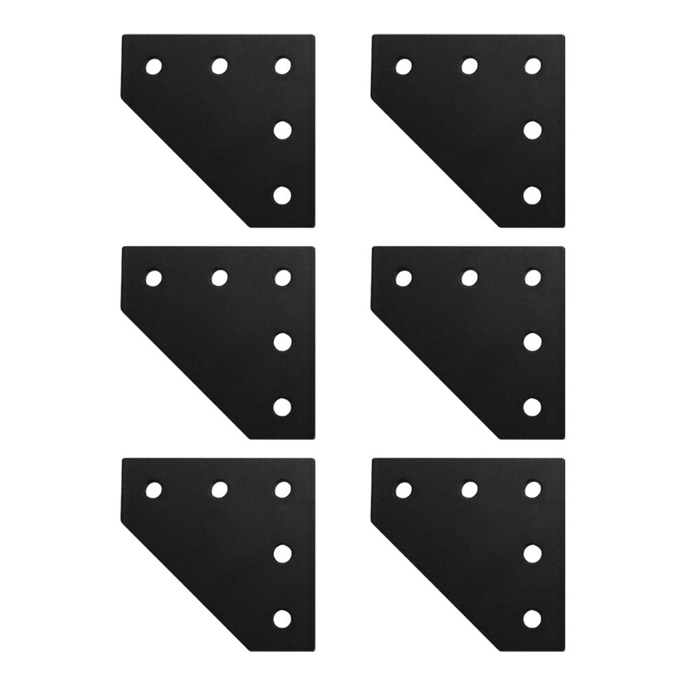 6 Stück Eckwinkel Verbindungsplatten Einfache Installation Für 3D-Drucker CNC-Fräsmaschinen Zubehör