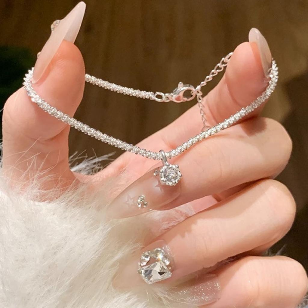 Copper Starry Sky Diamond Bracelet And Ankle Chain for Women Fashionable Everyday French Vintage Design Sensation