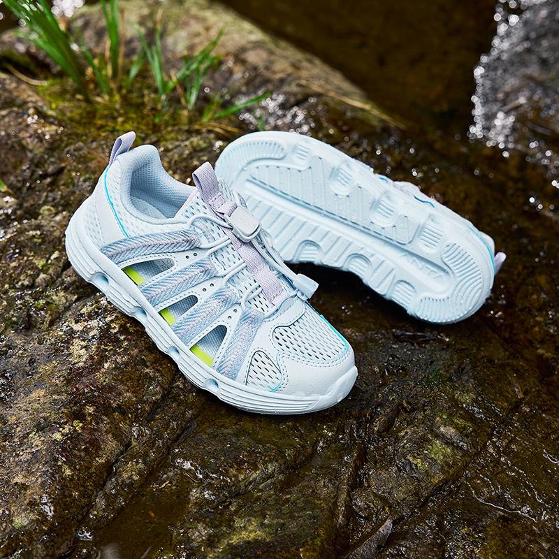 Anta Kids Synthetic Leather Fabric Trendy Comfortable Versatile Outdoor Beach Shoes Kids Sandals A22529931