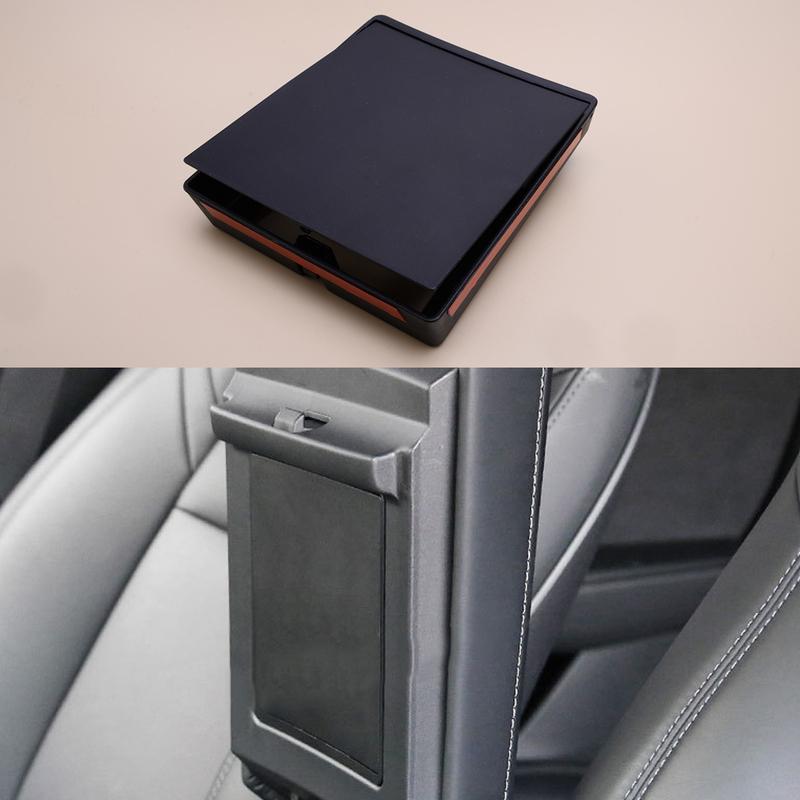 

Car Center Console Organizer Pressing Design Armrest Hidden ert Storage Box fit for Tesla Model 3 Y -