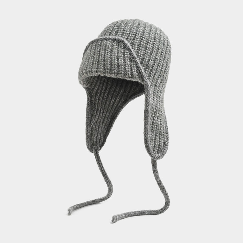 Sweet Cream Trooper Bonnet Hat Gray GRAY