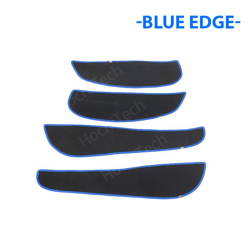 Protective Mat Side edge cover Door Inside Guard Car Door Anti Kick Pad Sticker for BMW 3 Series E90 4D 2009-12 318i