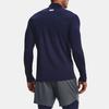 Under Armour Coldgear® Armour Fitted Casual Sports Breathable Slim Fit Long Sleeve T-Shirt Men tops Dark-Blue 1366066-410