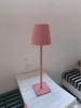 Rechargeable High-Leg Iron Table Lamp - Outdoor Touch-Control, Three-Color USB Light for Restaurants