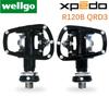 Wellgo Pedal Quick Release Device R120B QRD QRD3 Mountain Bike Road Pedal MTB Bearing Cleats Self-locking Ultralight Pedals
