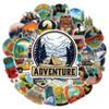 10/30/50/100pcs Cartoon Outdoor Camping Hiking Scenery Stickers Forest Wild Adventure Sticker Suitcase Phone Notebook Decals Toy